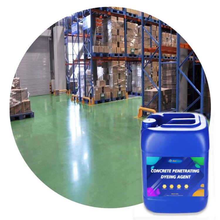 Best Price Concrete Curing Floor Liquid Dyeing Paint Colored Pigment Concrete Hardener Floor Stain and Sealer