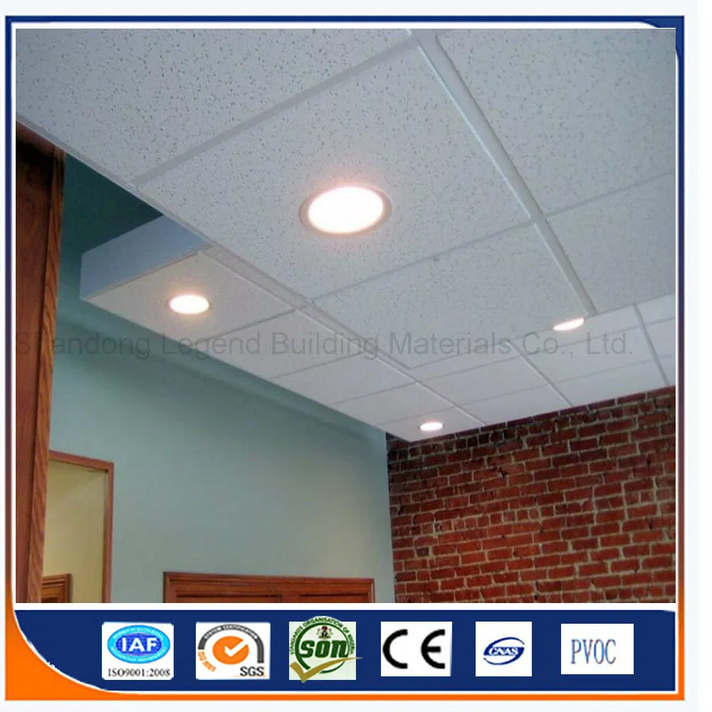 Suspended Mineral Fiber Ceiling Board/Minearl Wool Board