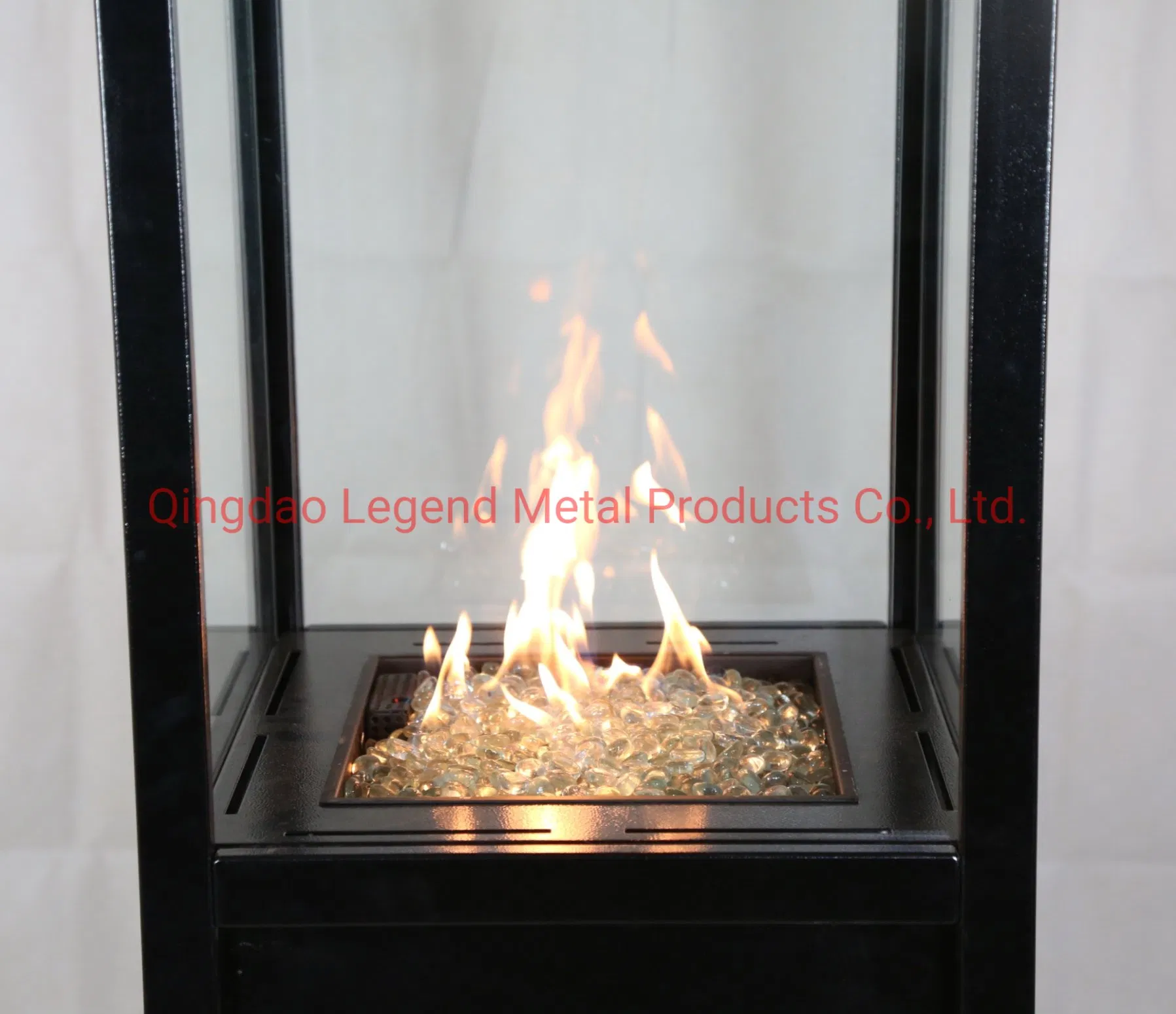 LPG Outdoor Patio Fireplace with Glass View Flame with 8.5 Kw