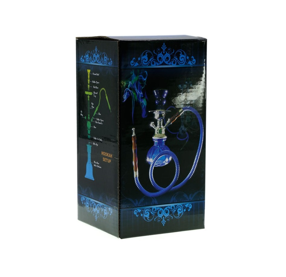 Huqqa Hookah Glass Water Pipe Tobacco Thick Bubbler Oil Burner Beaker Shisha