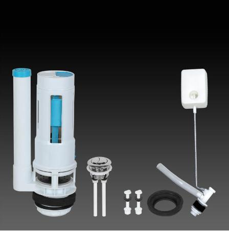 High Qualitykj-318 Dual Flush Bathroom Split Toilet Tank Accessories High Quality/Control Valve/Valve/Solenoid Valve/Toilet Flushing Fitting