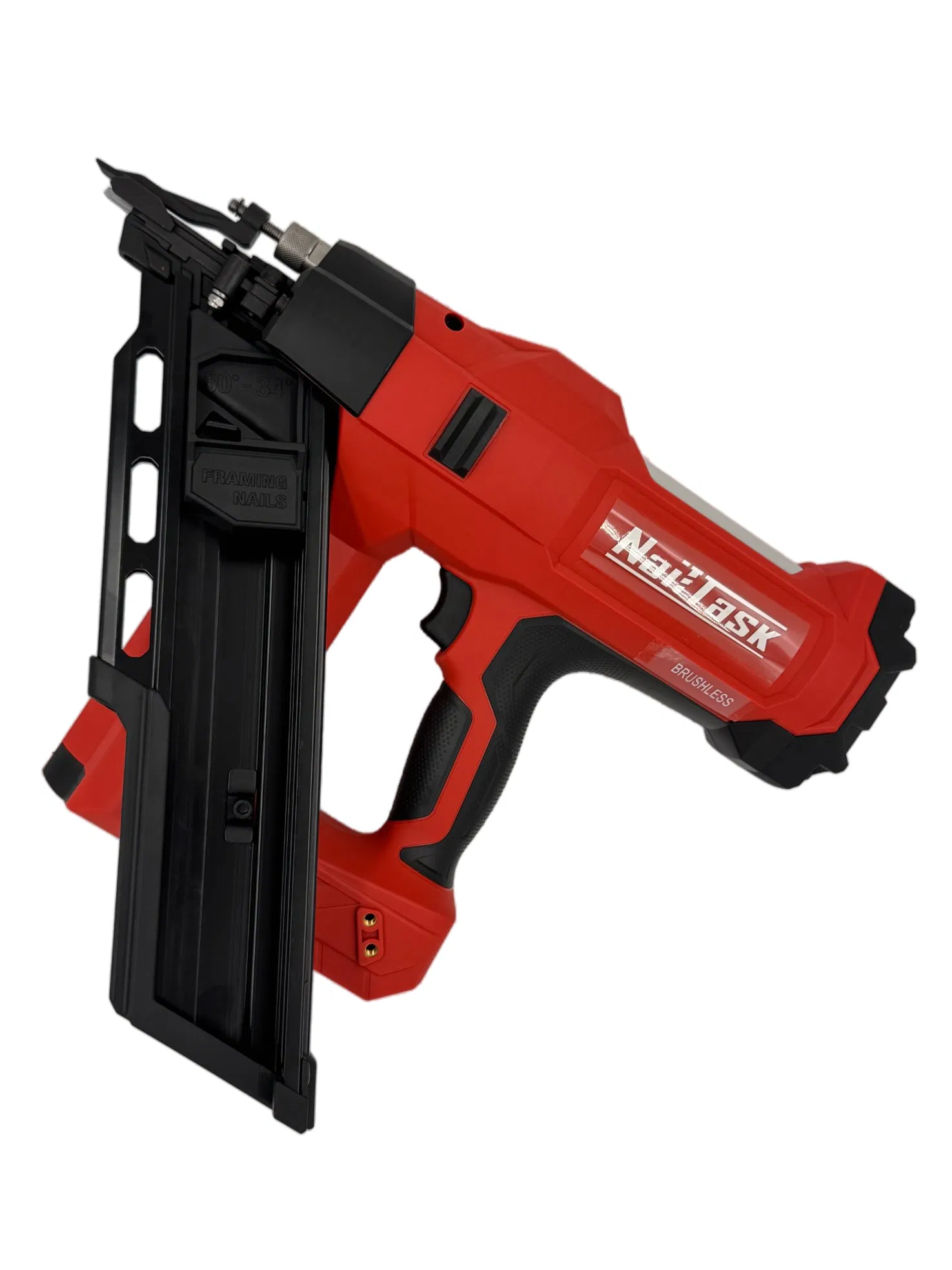 20V Brushless Cordless Paper Strip Framing Nailer Dcfn110-3490, 34° Lithium Battery Powered Nail Gun 110 Joules