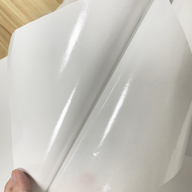 Basic Customization Raw Material UV Self Adhesive Glue Top Driect Thermal Paper Packaging Label Sticker Self Adhesive Material