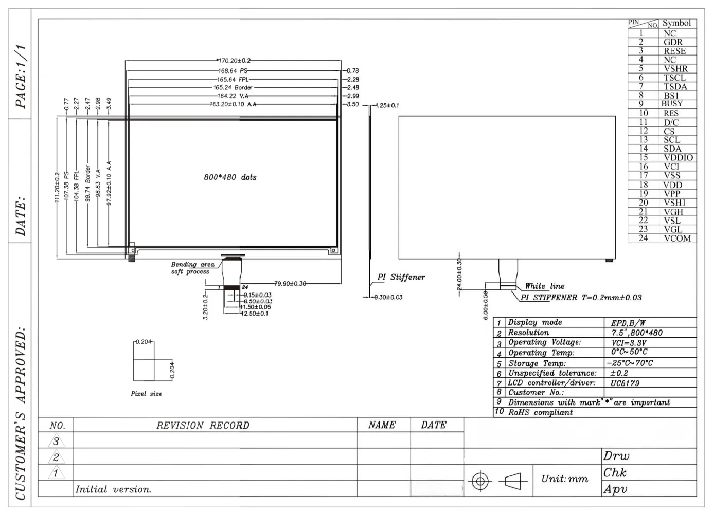 Esp32 Black White Red E-Paper Electronic Paper Display for Office and Retail Signage Board Risk Control Critical Timing