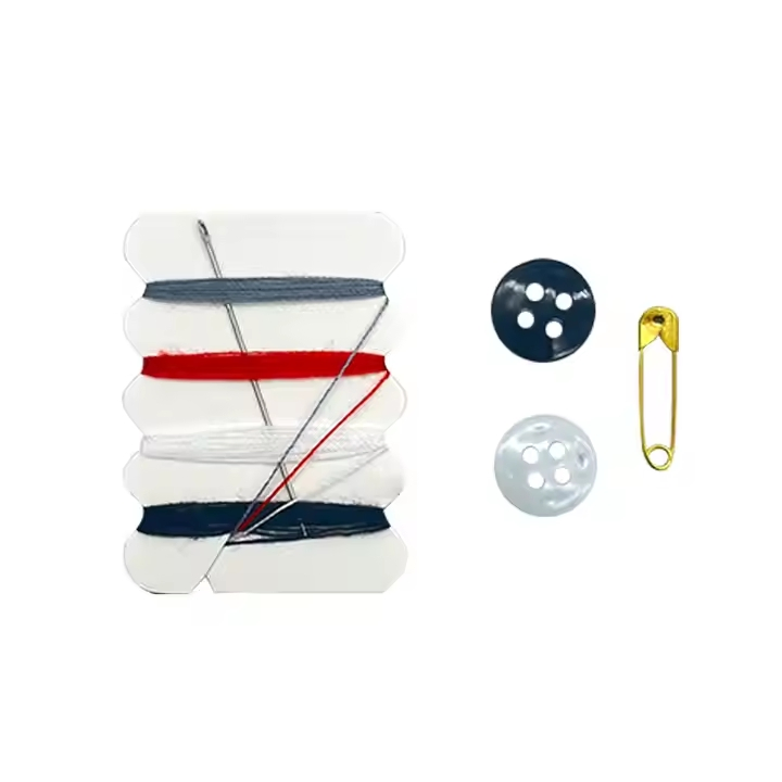 Hotel Supplies Custom Portable Travel 4 Colors Disposable Mini Sewing Kit
