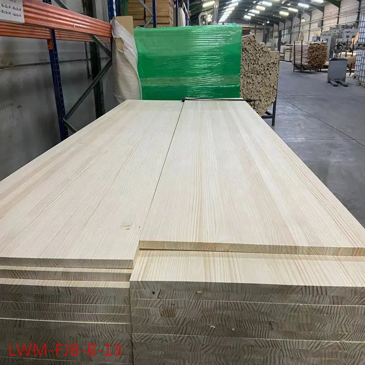 Pine Wooden Plate 1220X2440X12/15/18/24/30mm Finger Joint Pine Boards Birch Engineered Wooden Plate