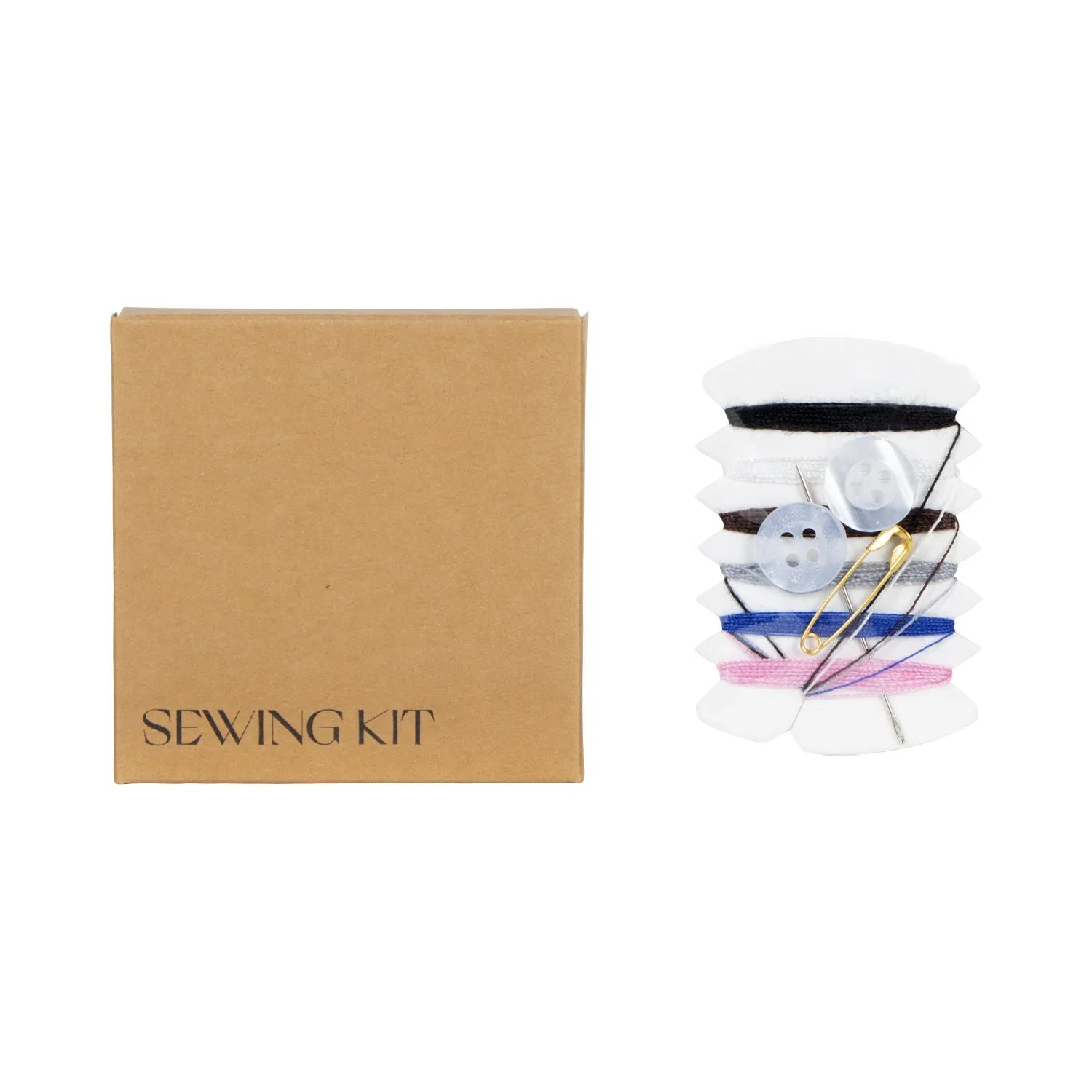 Mini Cheap Disposable Hotel Sewing Tools Kit with Needle Thread Sewing Accessories