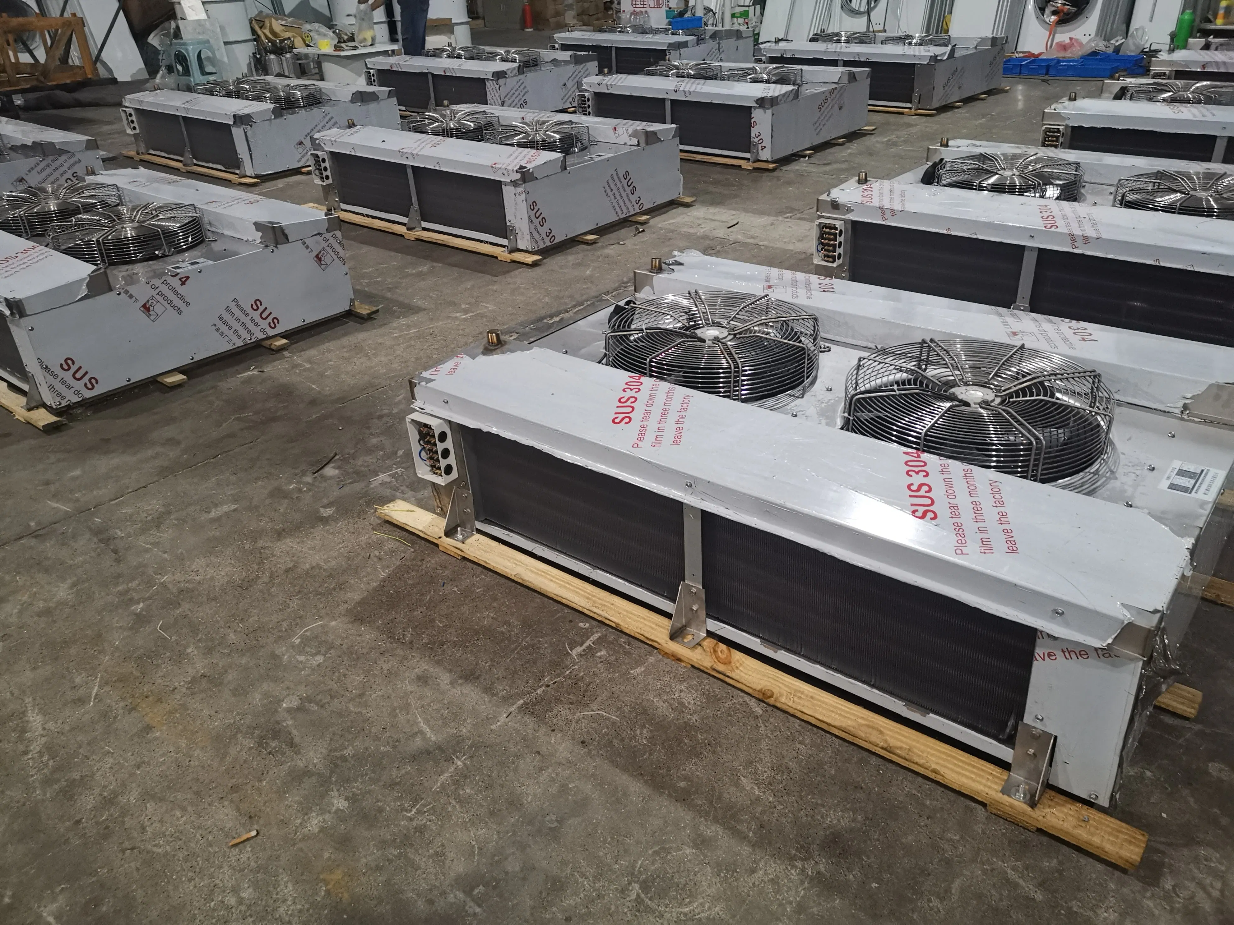 Chiller Evaporator Industrial Refrigeration Unit Evaporator for Cold Room Storage