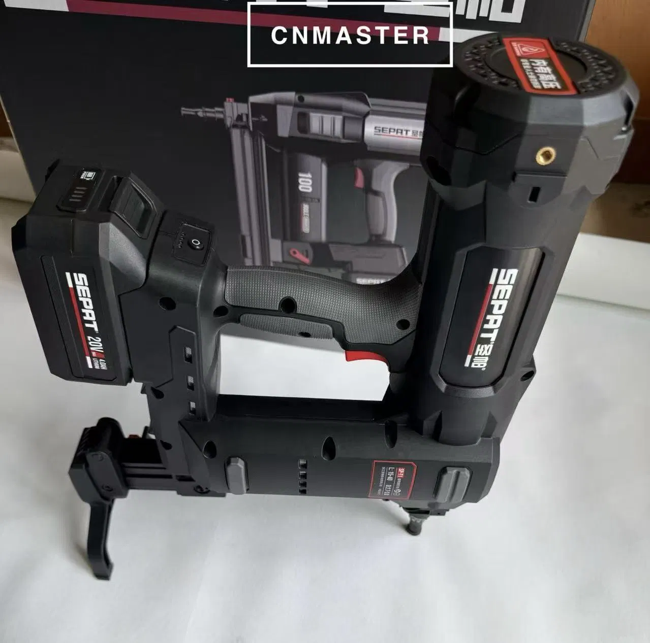 No Gas Steel Concrete Wood Fastener Nail Gun with Battery Air Fasten Nail Gun