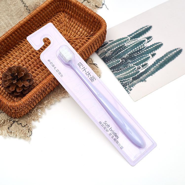 Custom Logo Premium 0.12mm Nano 10000 Ultra Soft Bristles Pregnant Women Plastic Toothbrush
