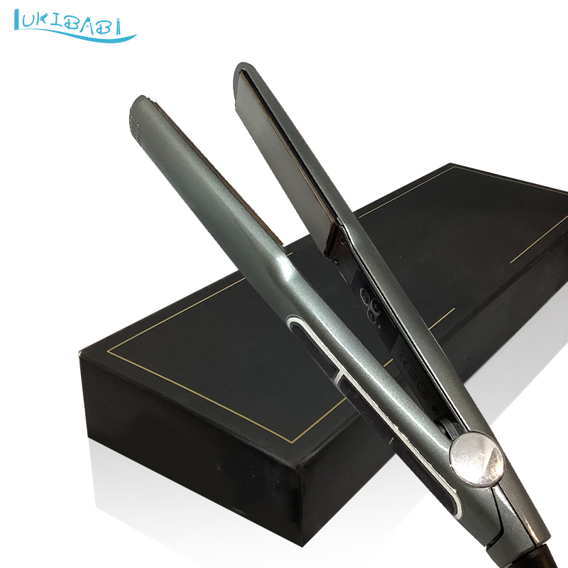 Private Label Hair Straightener Titanium Plates Flat Iron Tools for Salon Quality Hair Straightener