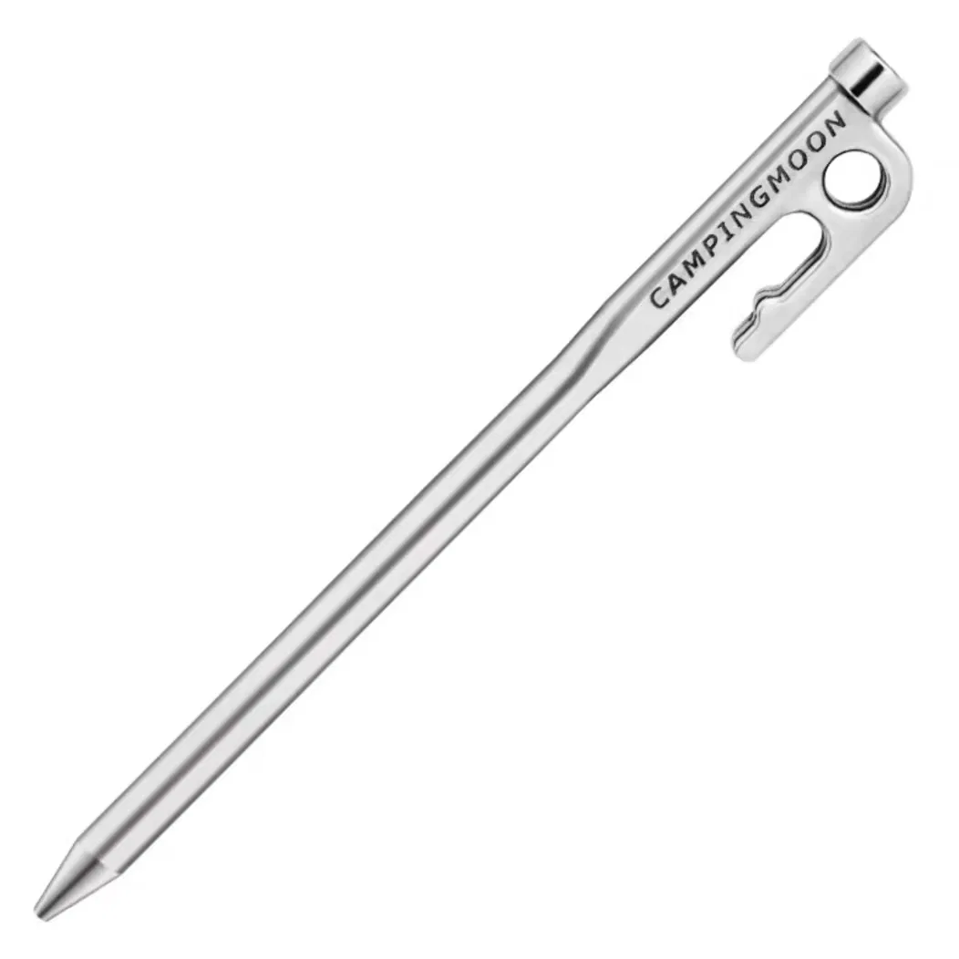 Peakpro Forged Steel Backpacking Alpine Tent Peg for Mountain Tents & Guy Lines
