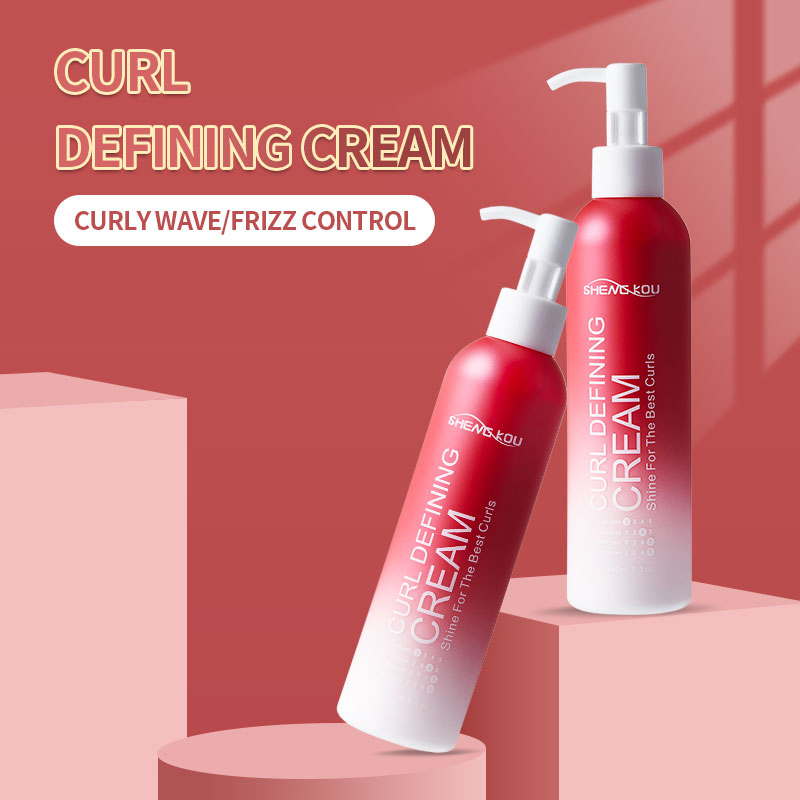 OEM Private Label Hair Styling Treatment Product Moisturizing Curl Enhancers Protein Curling Cream for Natural Hair
