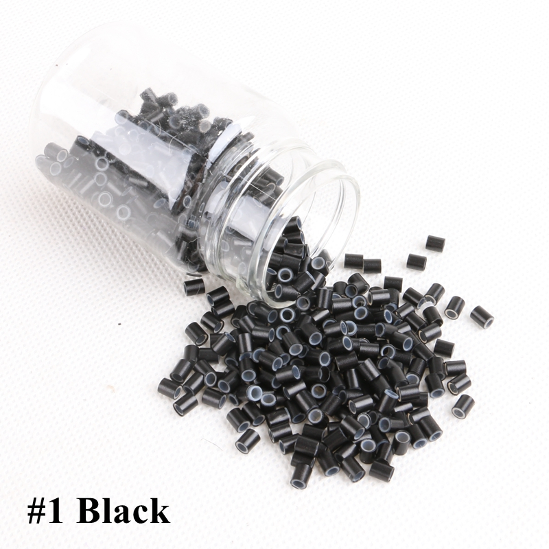 Микротрубки и кольца для наращивания волос 4.0x3.0x4.0 мм