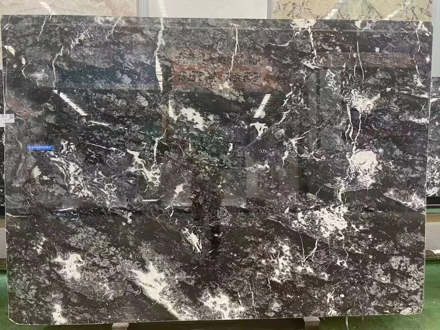 Luxury Napoleon Black Marble with White Veins for Wall/Floor Tile /Stair / Table Top
