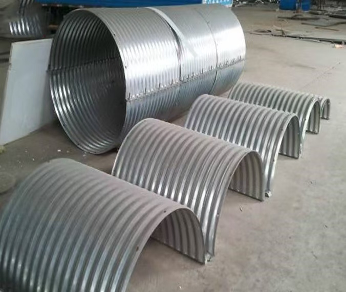 Arch Culvert Pipe Different Diameter Galvanized Corrugated Steel