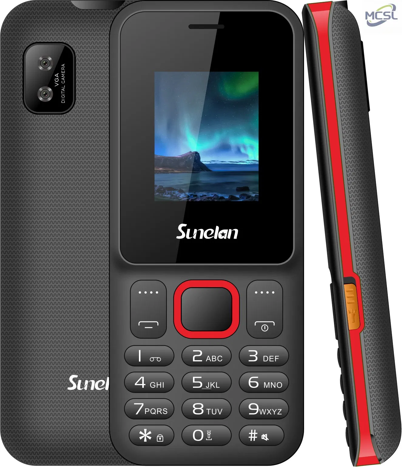 Кнопочный телефон Sunelan S108 с двумя SIM и мощным аккумулятором