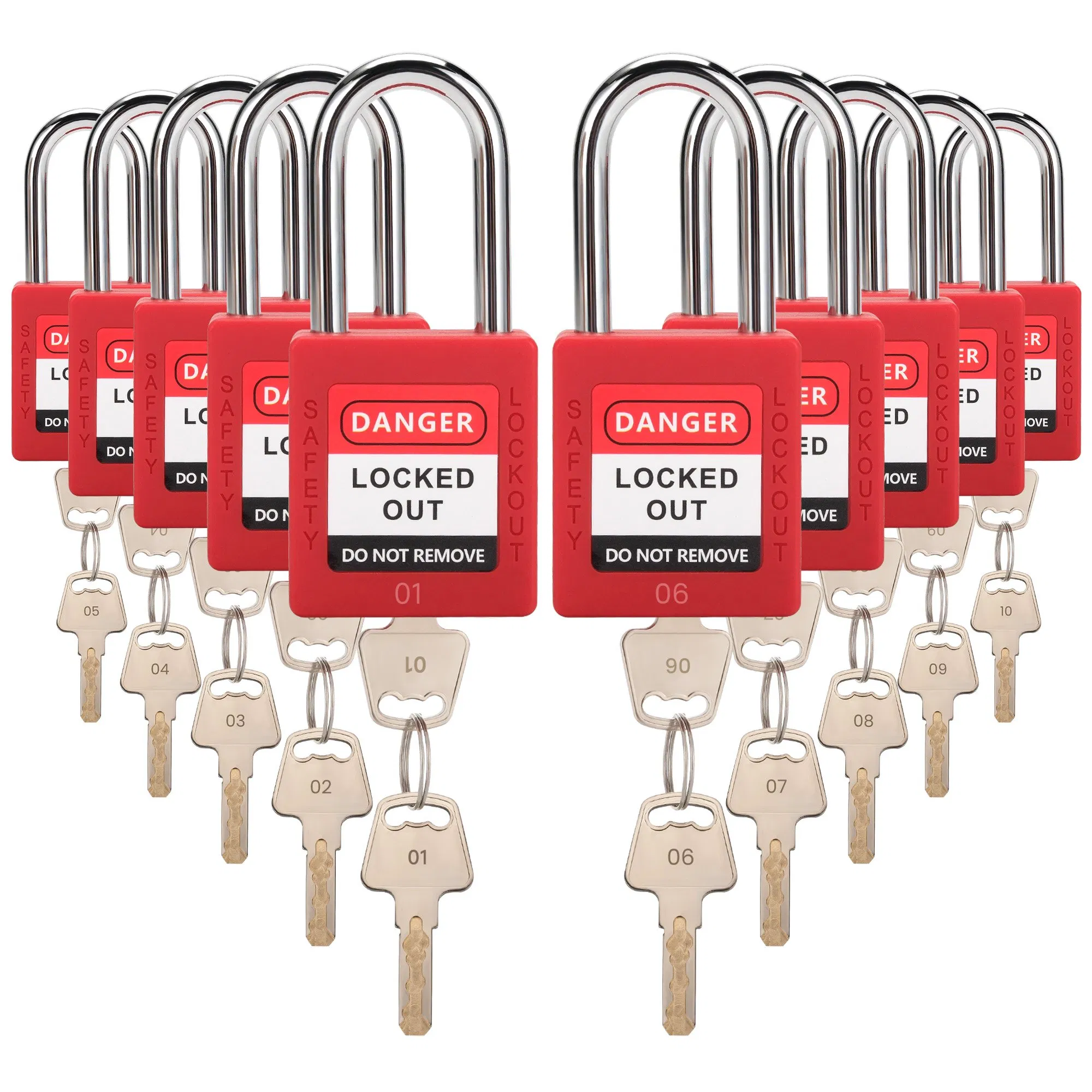 Industrial Heavy Duty Waterproof Lockout Tagout Safety Padlock