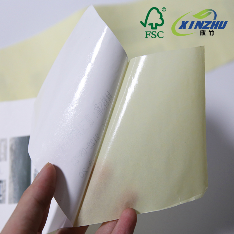 Jumbo Roll Low Temperature Resistant Self-Adhesive Paper Top Direct Thermal Label Material