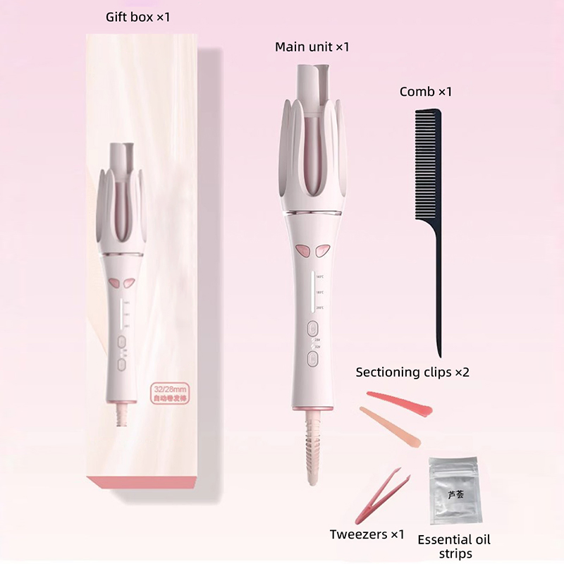Styling & Nourishing 2-in-1 Essential Oil Automatic Hair Curling Iron