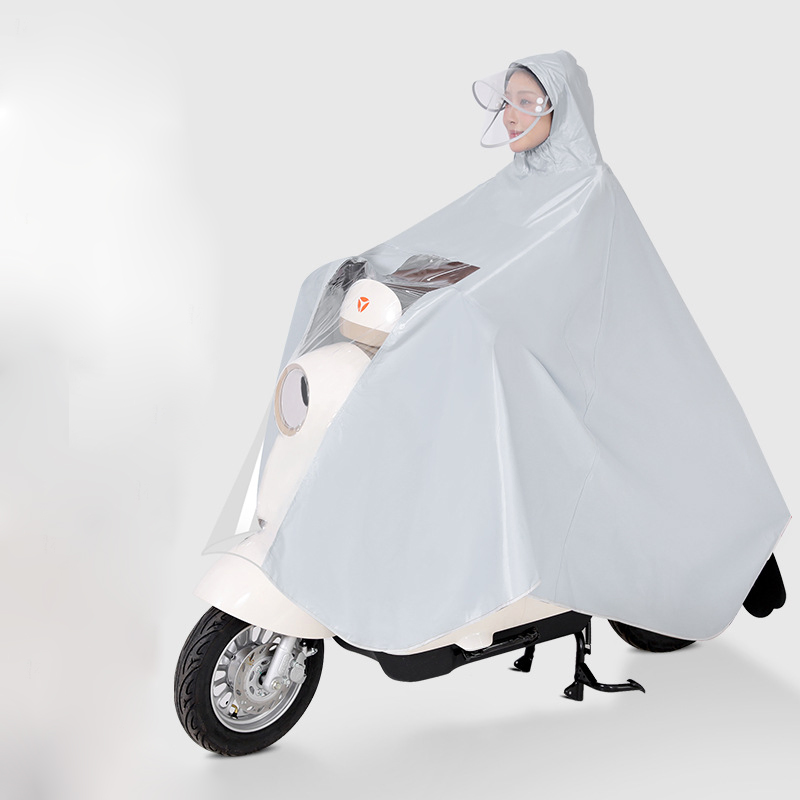 Reflective Motorcycle Rainwear for Safe Riding with Compact Storage Feature