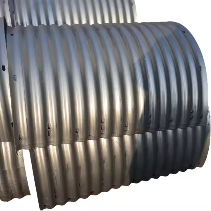 Hot Sale Galvanized Corrugated Steel Culvert Pipe for Drainage, Highway, Bridge Construction