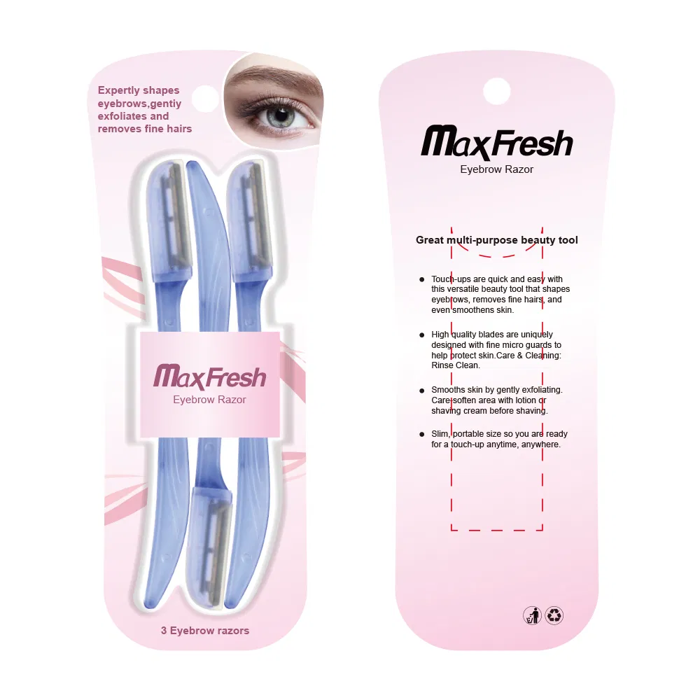 Multipurpose Facial Hair Removal Eyebrow Razor and Facial Razor 3 Pack Lady Razor Shaving