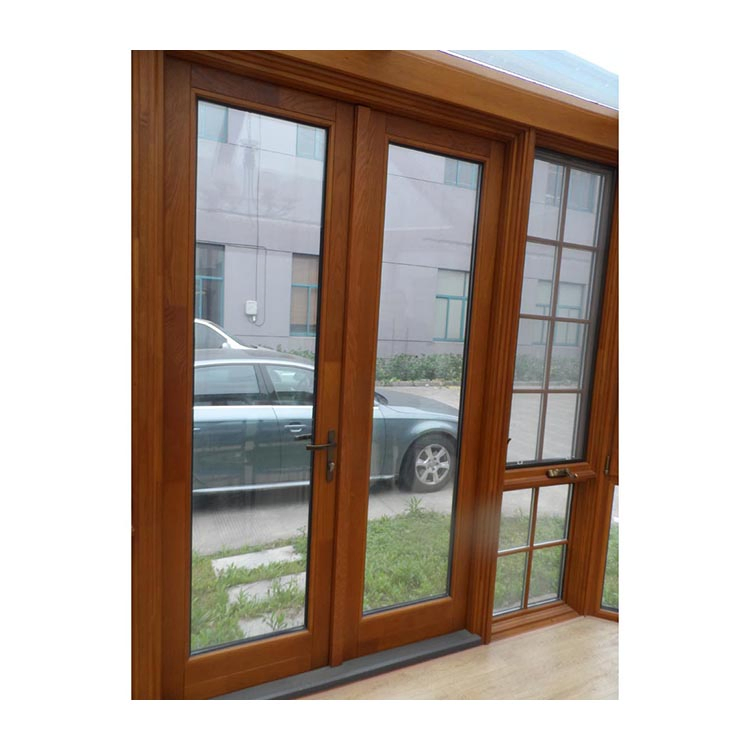 Kdsbuilding Hand Held Wooden Glass Wood Hand Crank Window Solid Wooden Window Frame