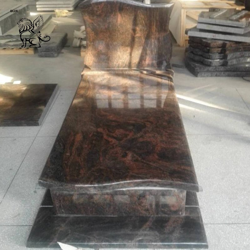 Poland Natural Stone Cemetery Headstone Price Black Granite Cross Tombstone Grave Monument Manufacturer