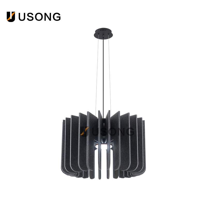 Contemporary Lamp Design with Polyester Fiber Felt and Pet Acoustics