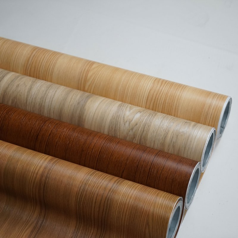 Self-Adhesive Toco Texture PVC Furniture Film Contact Paper Wood Wall Decoration for Kitchen Cabinets or Hotel Furniture Wallpaper