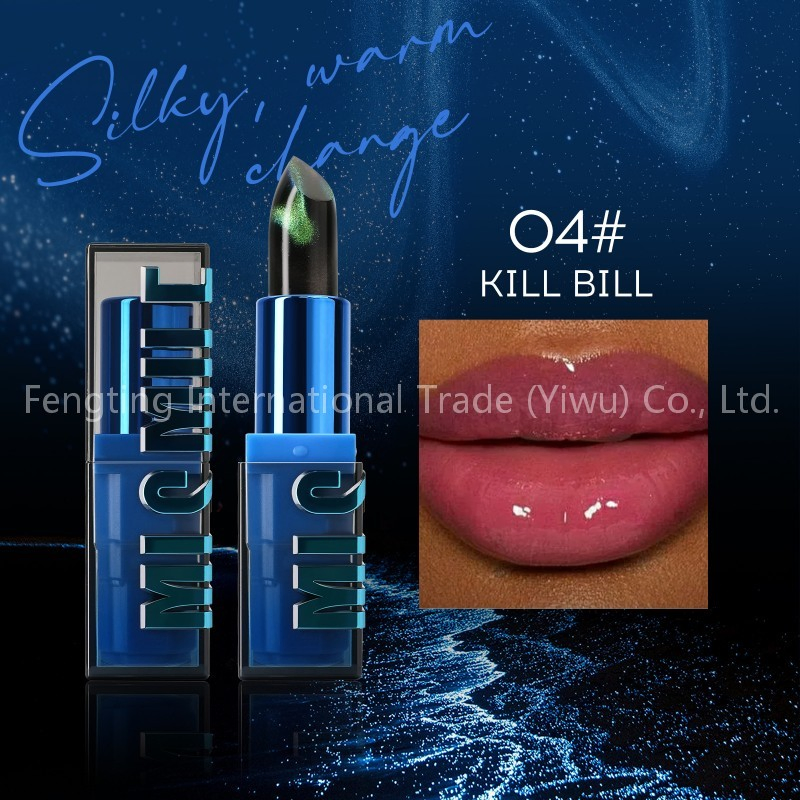 Exclusively Imported Cat-Eye Temperature-Changing Thousands Color Options Fine Glitter Stickiness Color-Changing Lipstick