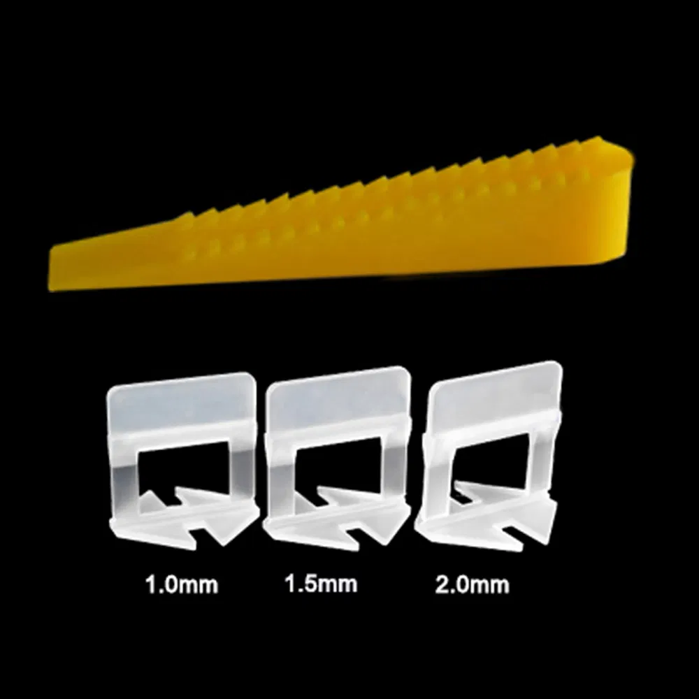 Cross 2.0mm Tile Leveling System Clips and Wedges Tile Spacers