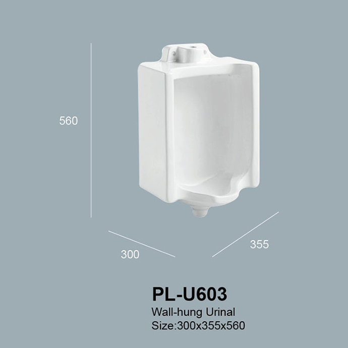 China Factory Restroom Washroom Ceramic Wc Male Toilet Wall Hung Urinal