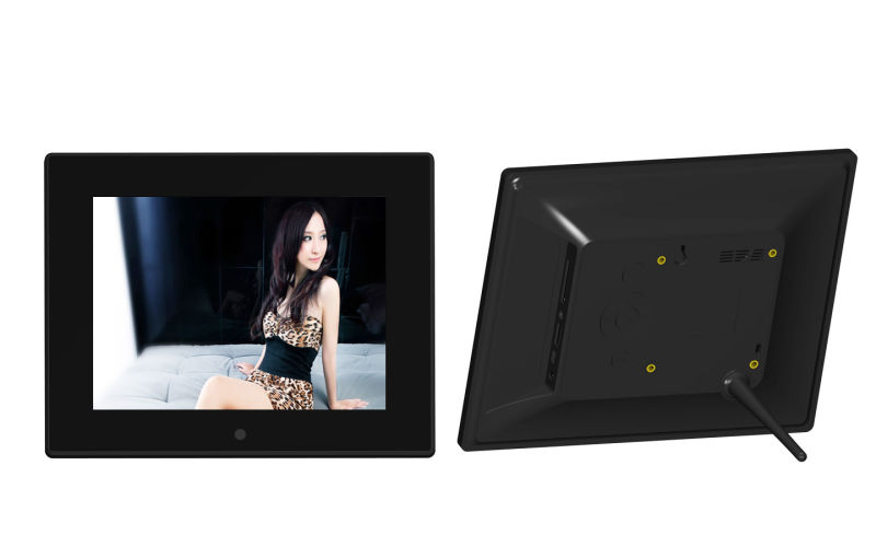 OEM USB SD Card LCD Video Advertising Player 16: 9 Large Size 10 Inch HD WiFi Digital Photo Picture Frame