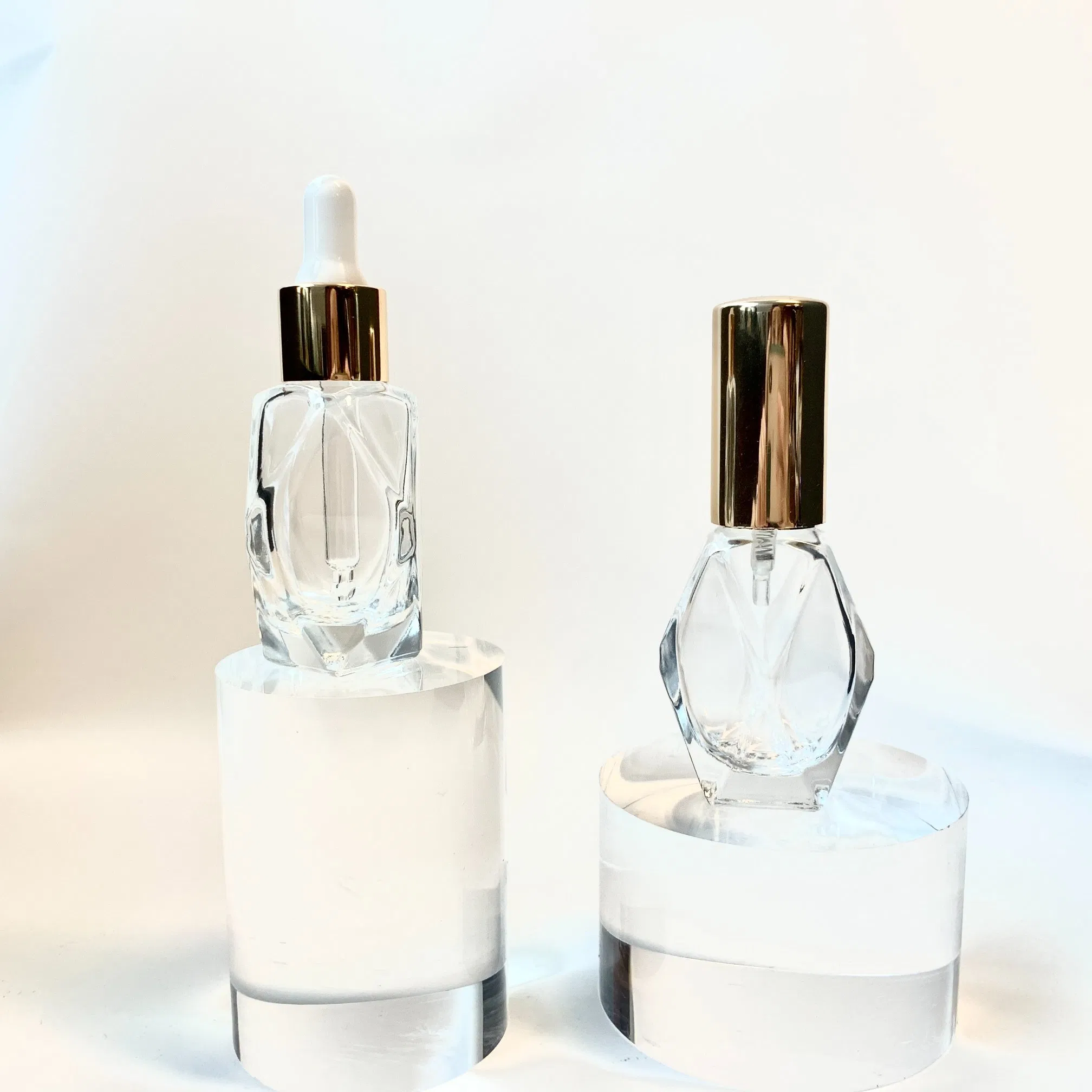 Man Lady Fragrance Glass Bottle Empty Glass Spray Bottle for Perfume