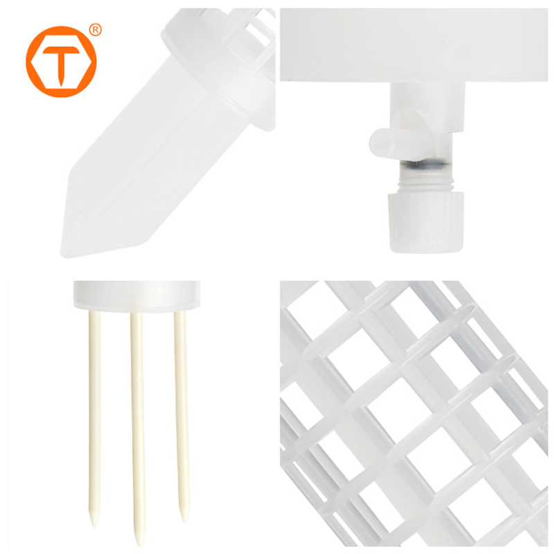 Hollow Design Self-Watering Plants Climbing Support White Moss Rod Self Watering Plastic Moss Pole