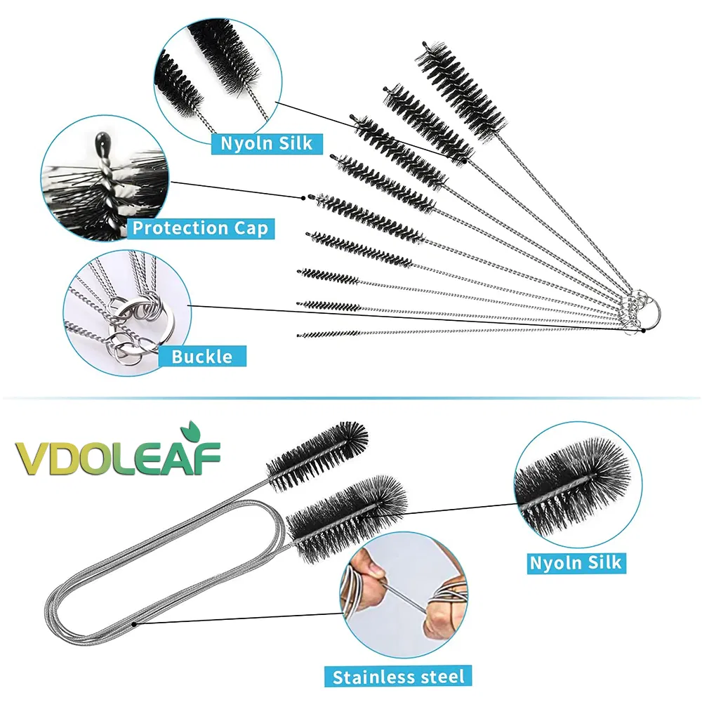 Drinking Straw Cleaner Brush Kit Extra Long Pipe Cleaners Straw Cleaning Brush for Tumbler Sippy Cup Bottle and Tube