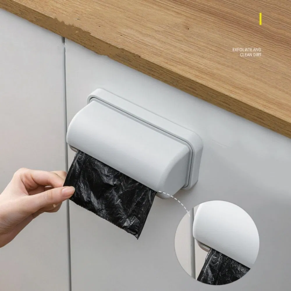 Wall-Mounted Garbage Bag Dispenser Holder for Bathroom and Home Use Mi25633