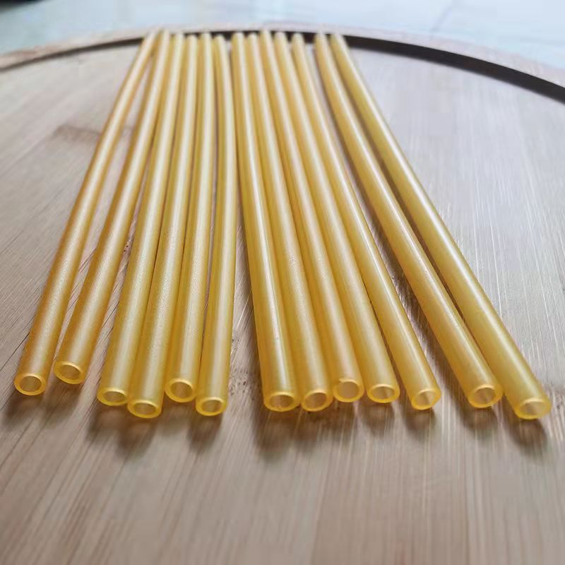 Natural Biodegradable Edible Rice Drinking Straws Mix Color Straws Eco-Friendly New Rice Straw