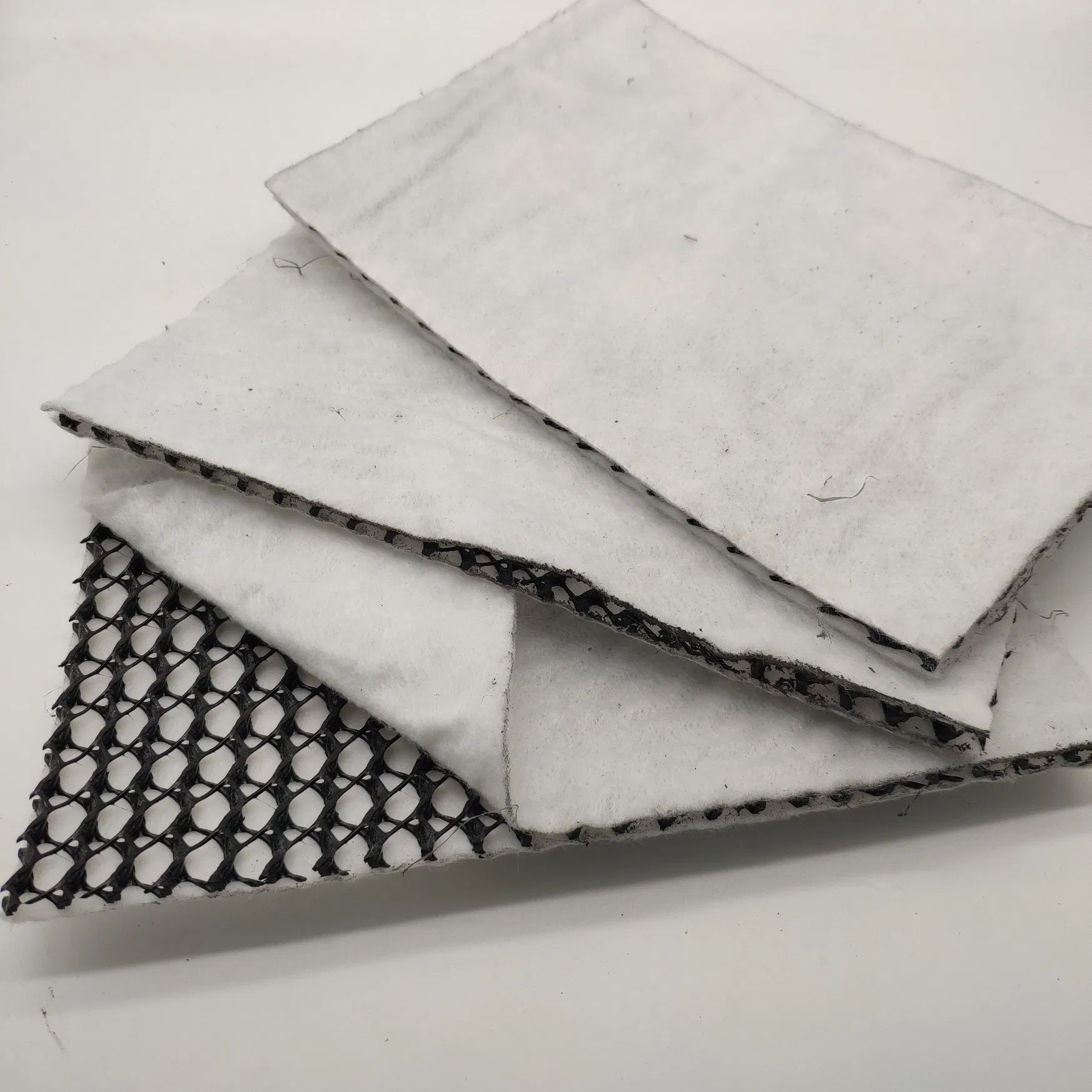 Three-Dimensional Drainage Network Used for The Filtering and Reinforcement Layer Geonet