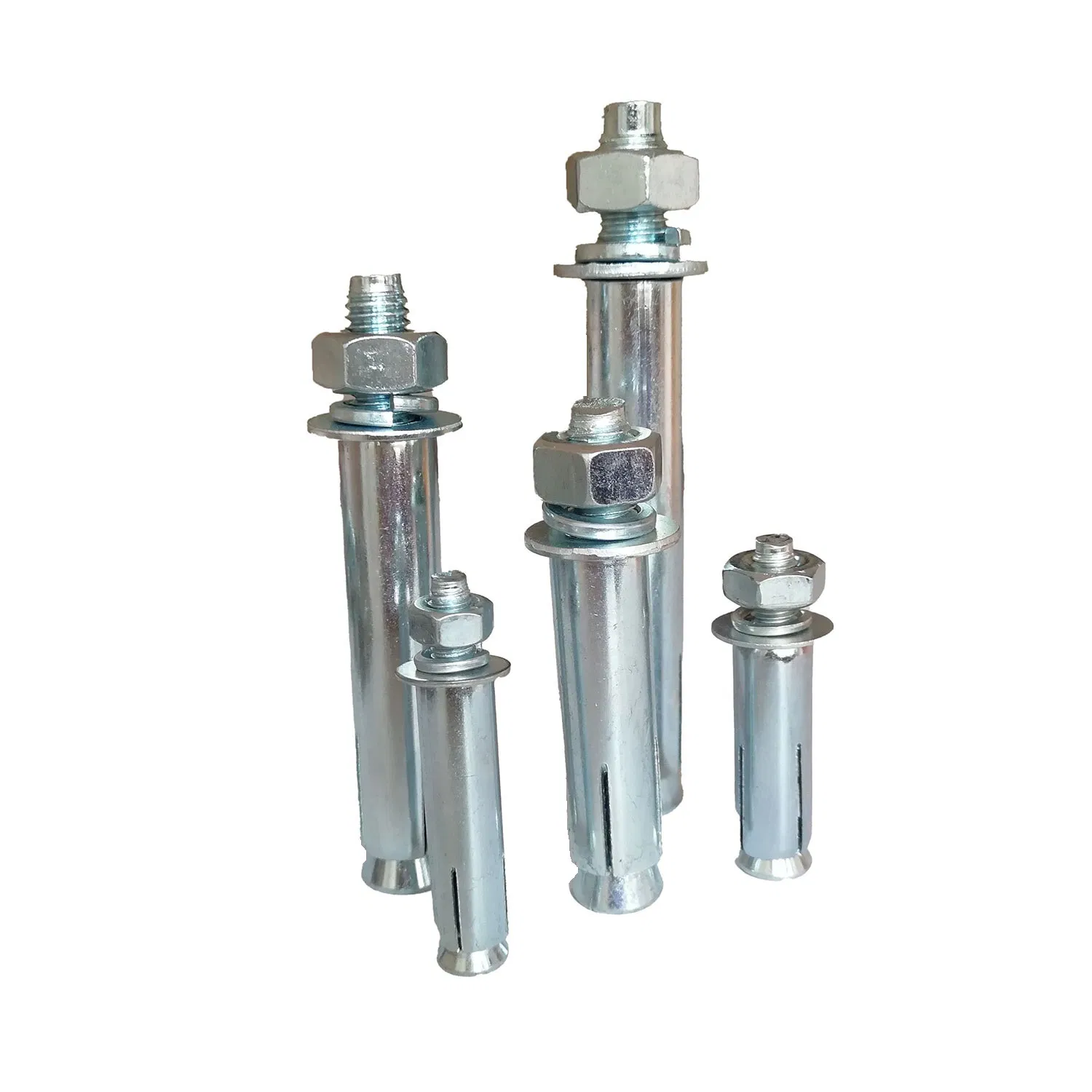 M6-M16 Carbon Steel Blue-White Zinc Plated Expansion Anchor Bolt