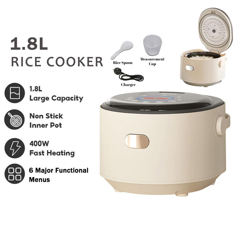 1.8L Mini Rice Cooker Electric Multifunction Home Kitchen Small Appliance Wholesale