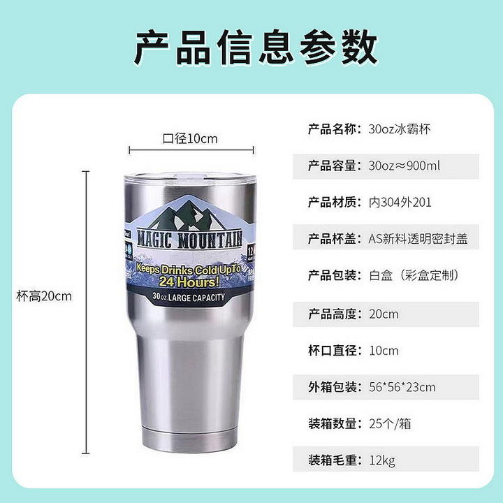Термокружка Summer Burst 30oz с вакуумной изоляцией