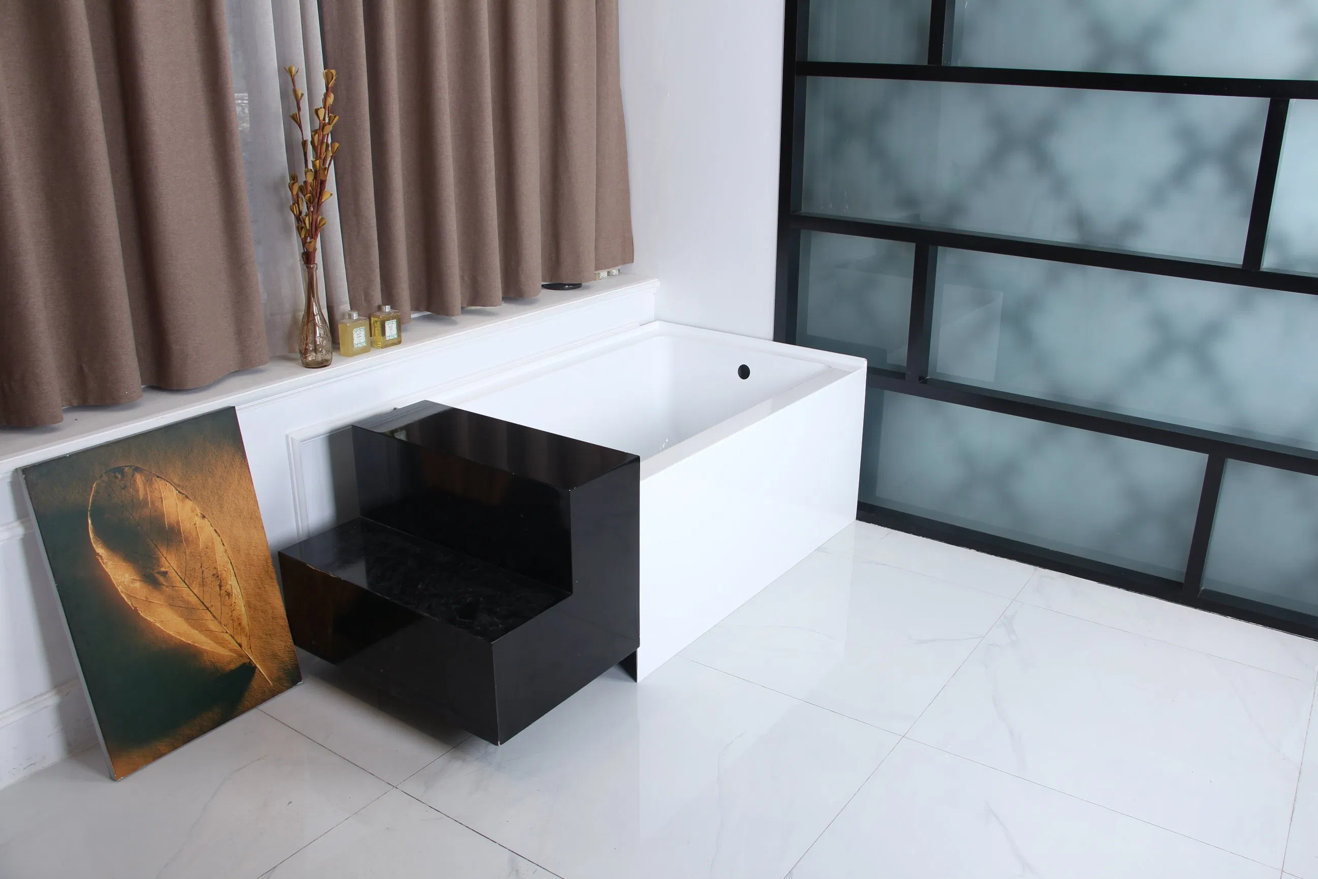 Угловая акриловая ванна Waltmal