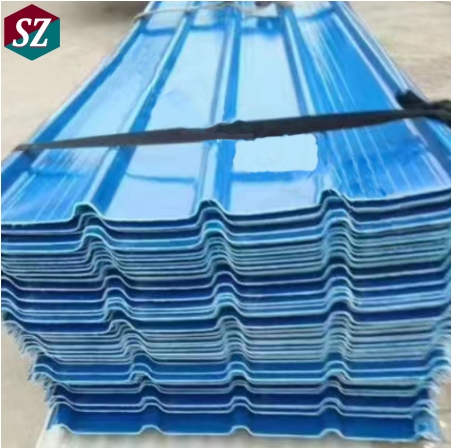 Anti-Corrosion Corrugated Plastic Fiberglass FRP Roofing Sheet