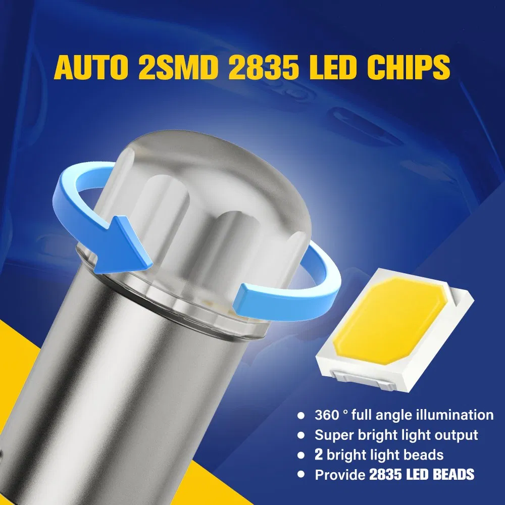 Светодиодная лампа BKR Mini Ba9s 2835 для подсветки номера