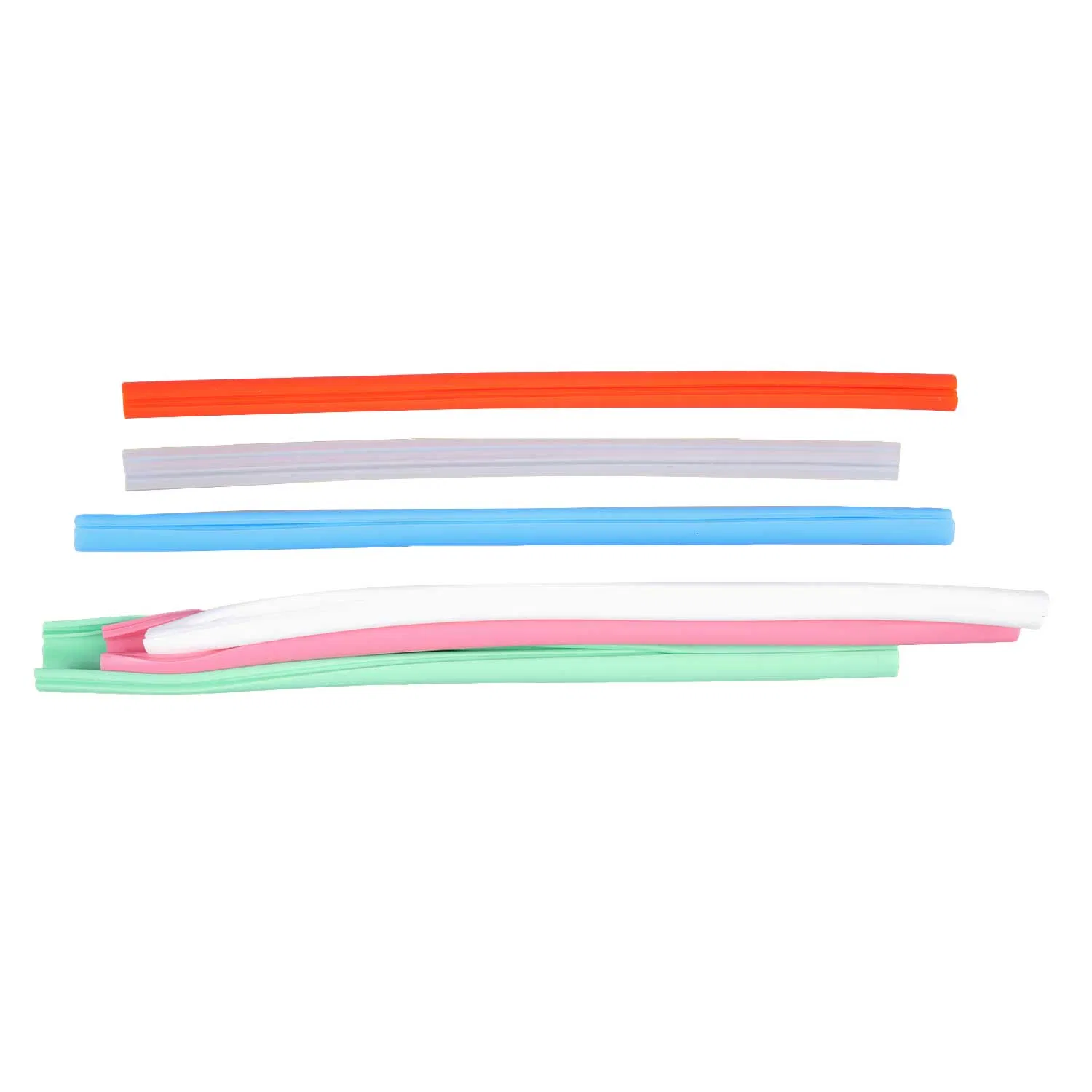 Multi Colors Reusable Silicone Straws for Home Party Barware