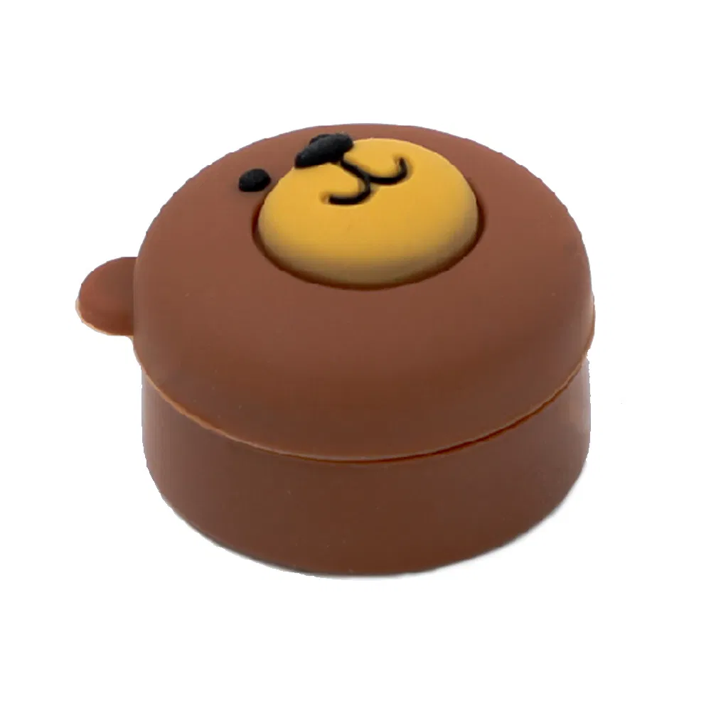 5ml Bear Silicone Smoking Case Silicone Jar Various Styles Mini Silicone Box DAB Tool