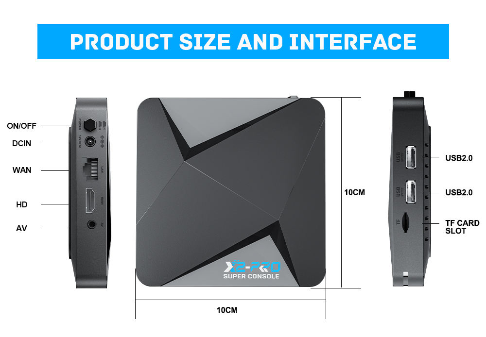 Игровая консоль J Console X2 PRO для ретро-игр